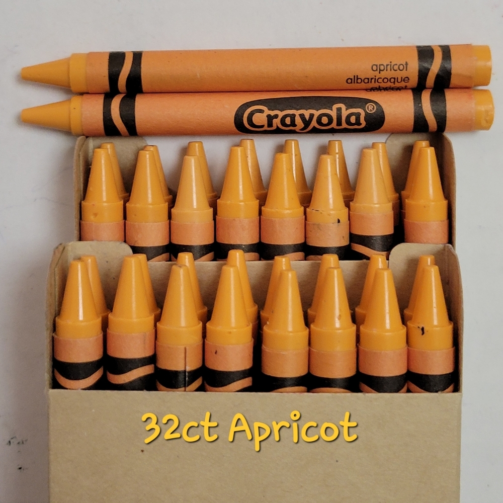 (32) Crayola Crayons(Apricot) Single Color Bulk Lot